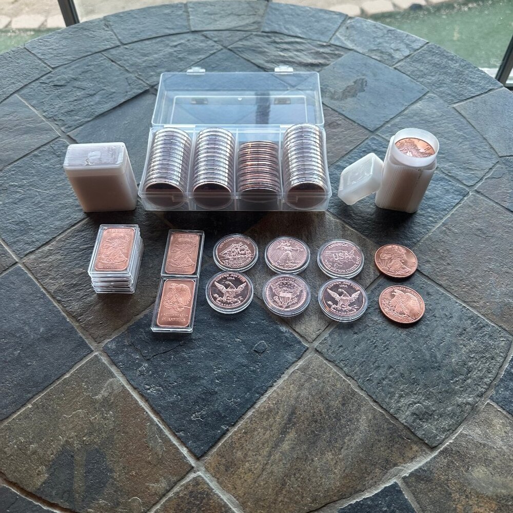 1 oz Copper Rounds and Bars
